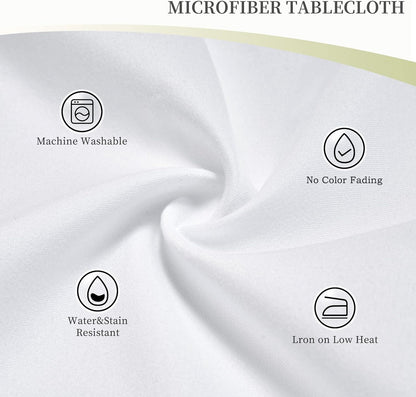 Bulk 60 Inch Round Tablecloth Stain Resistant Polyester Table Cover for Kitchen Dining Buffet Parties and Camping Mandala Design Wholesale