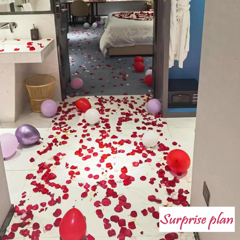 1500 Pcs Artificial Silk Rose Petals for Weddings, Proposals, Romantic Decor, Valentine’s Day, Anniversaries