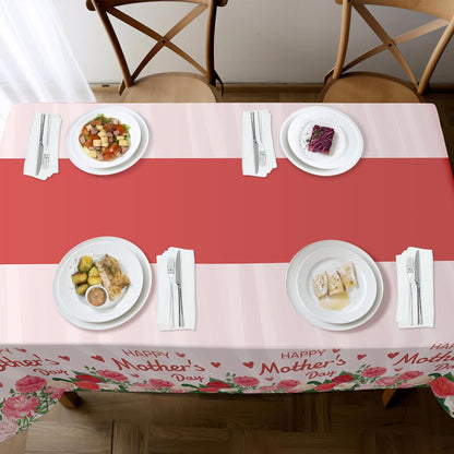 Bulk Vibrant Rainbow Disposable Tablecloth 54x108 Inches Ideal for Birthday Parties Buffets Disco and Mermaid Themed Decor Wholesale