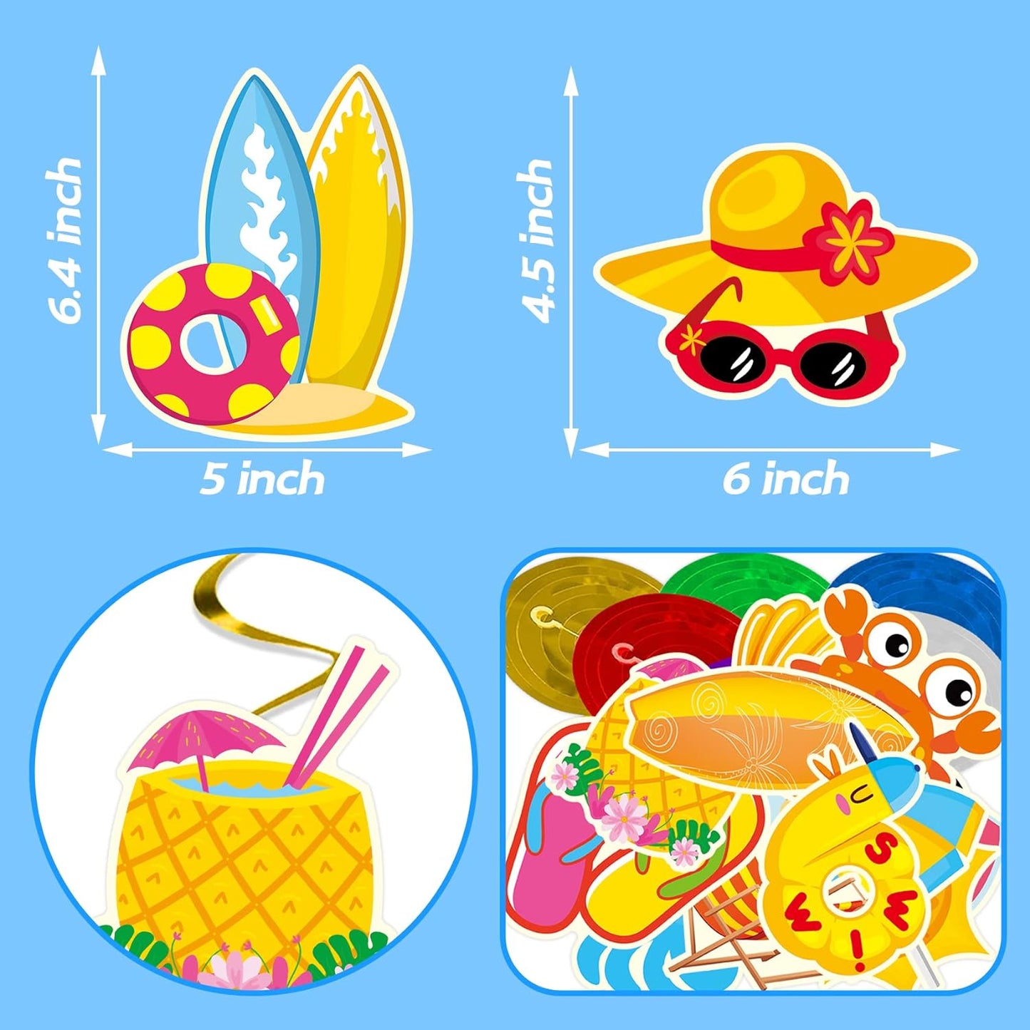 Bulk Summer Party Decorations Hello Summer Banner Beach and Pool Party Supplies Wholesale