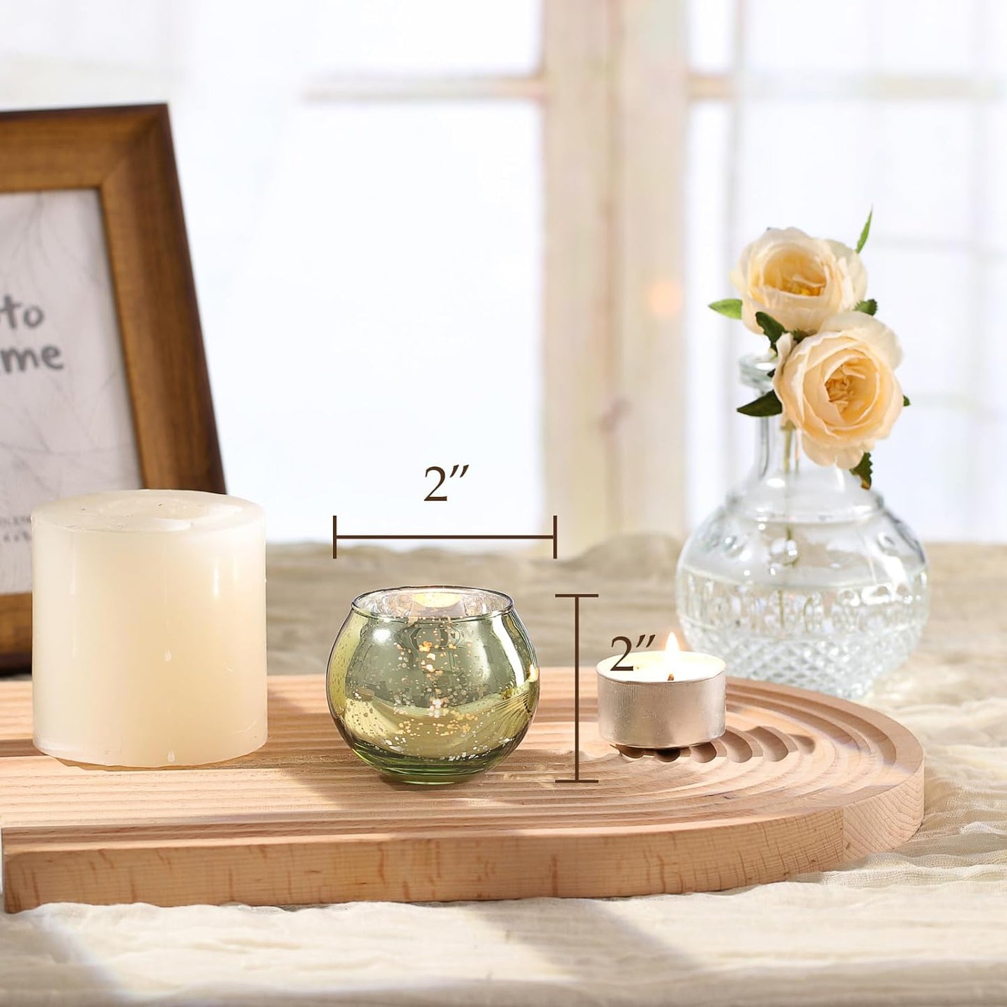 Bulk 12 Pcs Shine Bright Electroplated Glass Candle Holders for Weddings Parties Holidays Gifts and Bridal Showers Wholesale