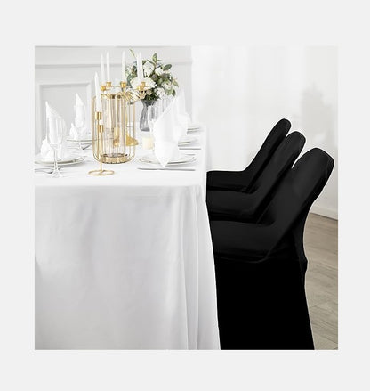 Bulk 2 Pcs Stretch Folding Chair Covers Removable Elastic Chair Covers for Banquets Weddings Events Parties Holiday Celebrations Wholesale