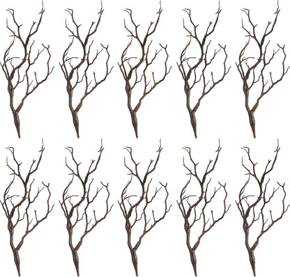 Bulk 10 Pcs Artificial Antler Shaped Manzanita Branches for Wedding Table Decor and Parties Wholesale