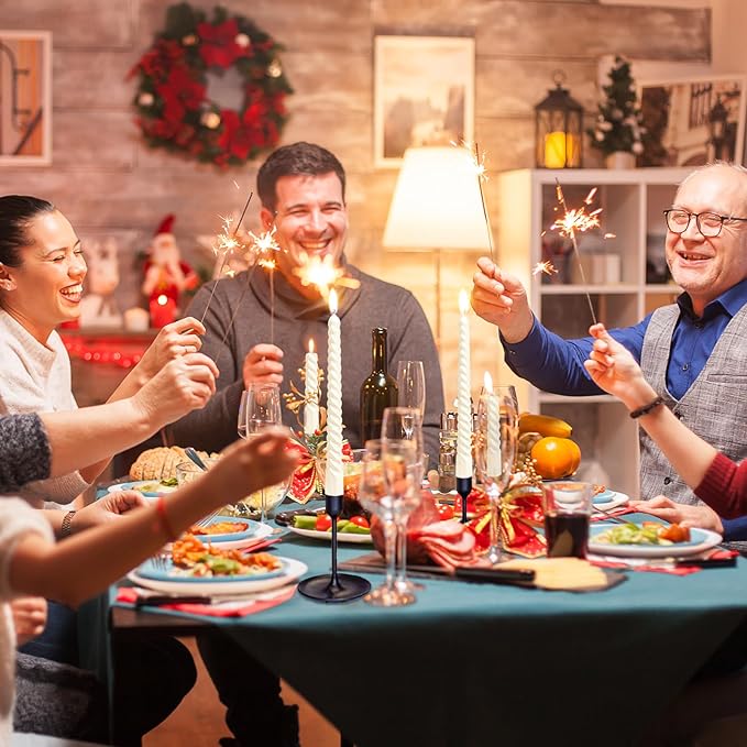 Bulk Set of 4 Taper Candles for Wedding Dinner Parties Galas Award Ceremonies Religious Holiday Decor Wholesale