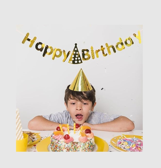 Bulk Glitter Happy Birthday Banner for Girls Boys Kids Adults Birthday Party Supplies Wholesale