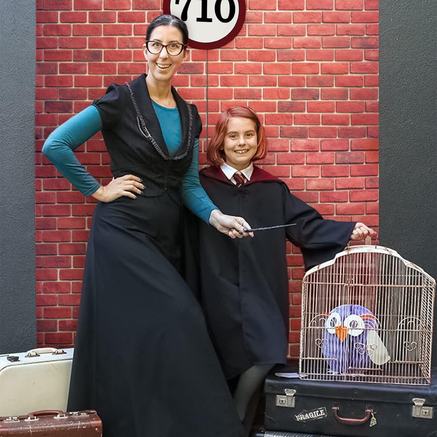 Bulk 78.7"x 49.2" Inches Classic Red Brick Wall Decor Christmas & Halloween Holiday Decoration Wholesale