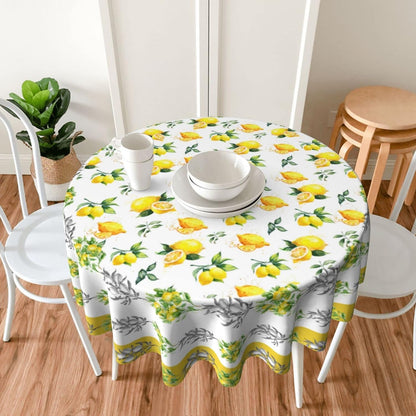 Bulk 60 Inch Round Tablecloth Stain Resistant Polyester Table Cover for Kitchen Dining Buffet Parties and Camping Mandala Design Wholesale