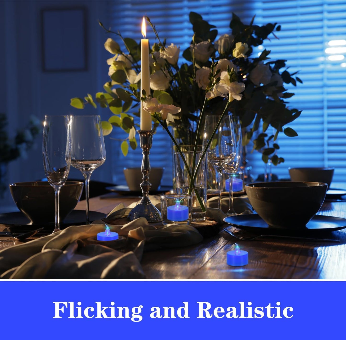 Bulk 12/24/50/100/200/400 Pack LED Flameless Battery Operated Tea Lights Candles for Events and Parties Decoration Wholesale