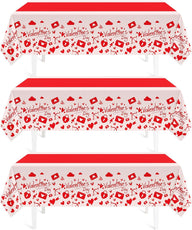 Bulk Vibrant Rainbow Disposable Tablecloth 54x108 Inches Ideal for Birthday Parties Buffets Disco and Mermaid Themed Decor Wholesale