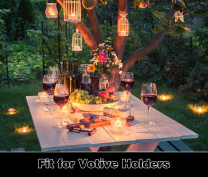 Bulk 12/24/50/100/200/400 Pack LED Flameless Battery Operated Tea Lights Candles for Events and Parties Decoration Wholesale