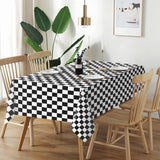 Bulk Waterproof Disposable Checkered Tablecloth 54 × 108 Inches Ideal for Outdoor Picnics Birthday Parties and Banquet Decoration Wholesale