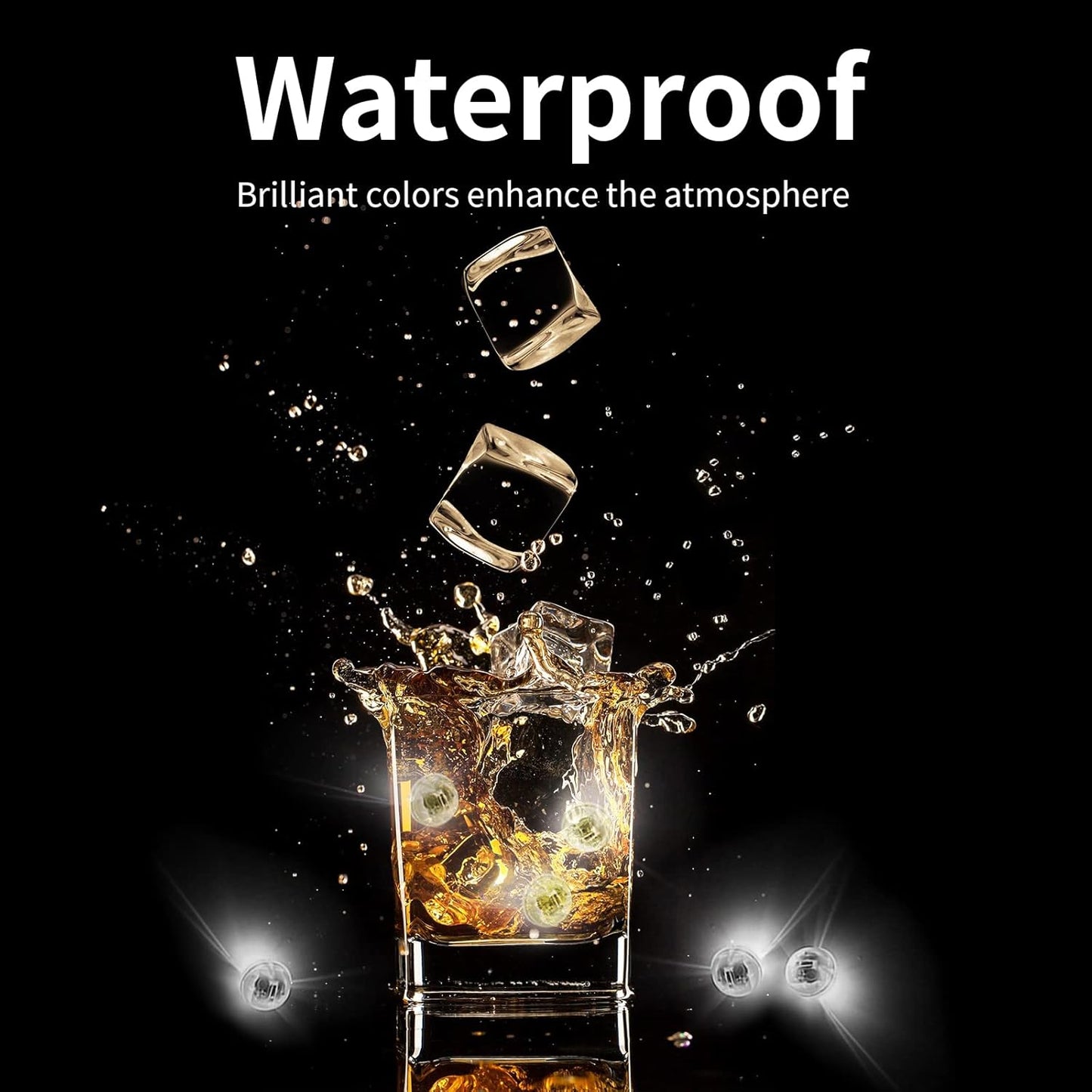 Bulk 100pcs White Balloon Lights Long Standby Time Waterproof Mini Light Battery Powered Round LED Ball Lamp for Latex Balloon Paper Lantern Party Wedding Festival Christmas Halloween Decorative Wholesale