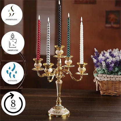Bulk Set of 4 Taper Candles for Wedding Dinner Parties Galas Award Ceremonies Religious Holiday Decor Wholesale