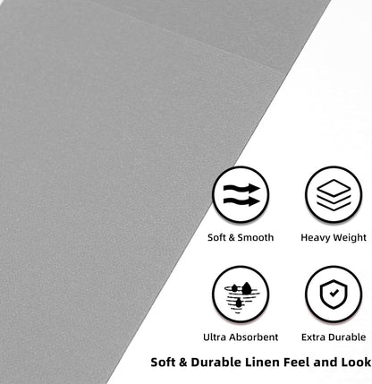 Bulk 100 Pcs 16.5" x 16.5" Premium Dinner Napkins with Flatware Pocket Soft Absorbent Cloth for Kitchen Parties Weddings Events Wholesale