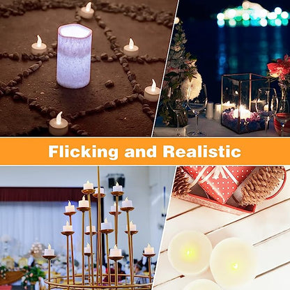 Bulk Flameless LED Tea Lights Candles for Party Wedding Birthday Gifts Home Decoration Wholesale