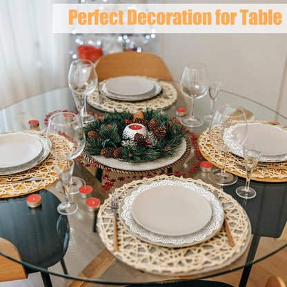 Bulk 100 Pcs 12 Inch Lace Paper Placemats Elegant Round Doilies for Weddings Birthdays Desserts Cakes and Tableware Decor Wholesale