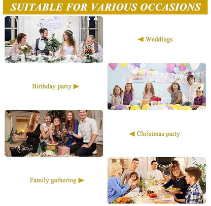 Bulk 2 Pcs Disposable Party Waterproof Tablecloth with Dot for Holiday Party Table Home Decor Wholesale