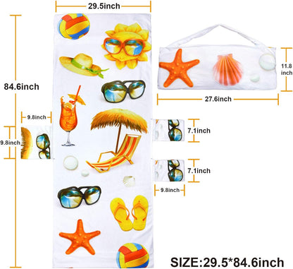 Bulk Beach Folding Chair Cover with Pockets Suitable for Patio Loungers Ideal for Sunbathing and Pool Party Decor Wholesale