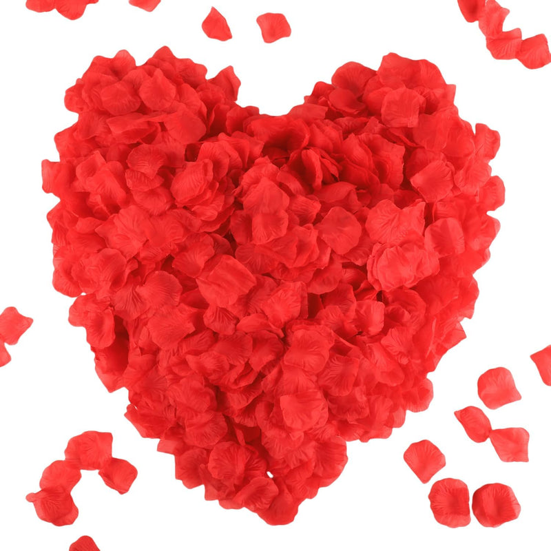 1500 Pcs Artificial Silk Rose Petals for Weddings, Proposals, Romantic Decor, Valentine’s Day, Anniversaries