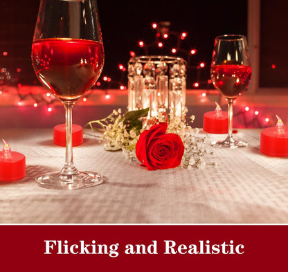 Bulk 12/24/50/100/200/400 Pack LED Flameless Battery Operated Tea Lights Candles for Events and Parties Decoration Wholesale