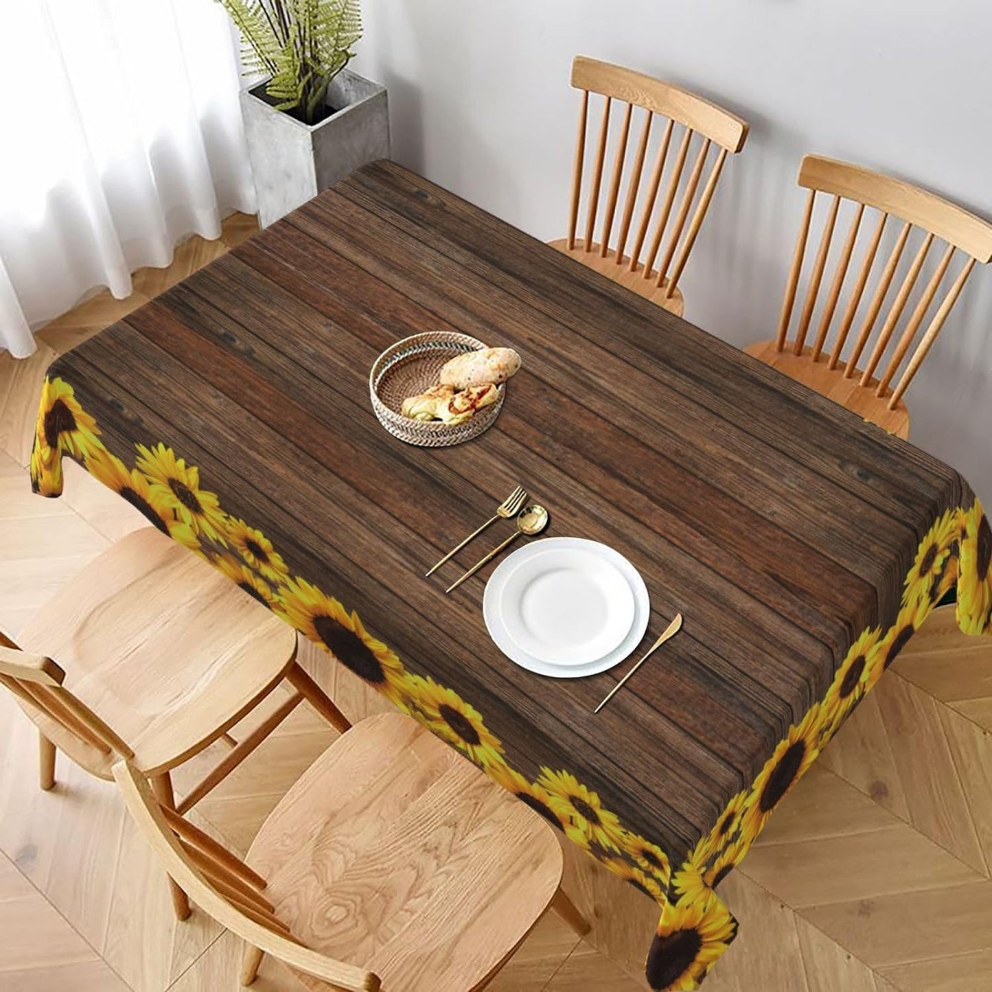 Bulk 60 Inch Round Tablecloth Stain Resistant Polyester Table Cover for Kitchen Dining Buffet Parties and Camping Mandala Design Wholesale