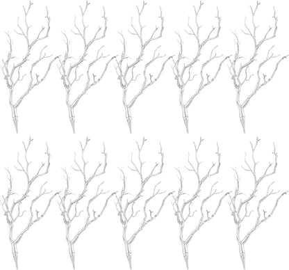 Bulk 10 Pcs Artificial Antler Shaped Manzanita Branches for Wedding Table Decor and Parties Wholesale