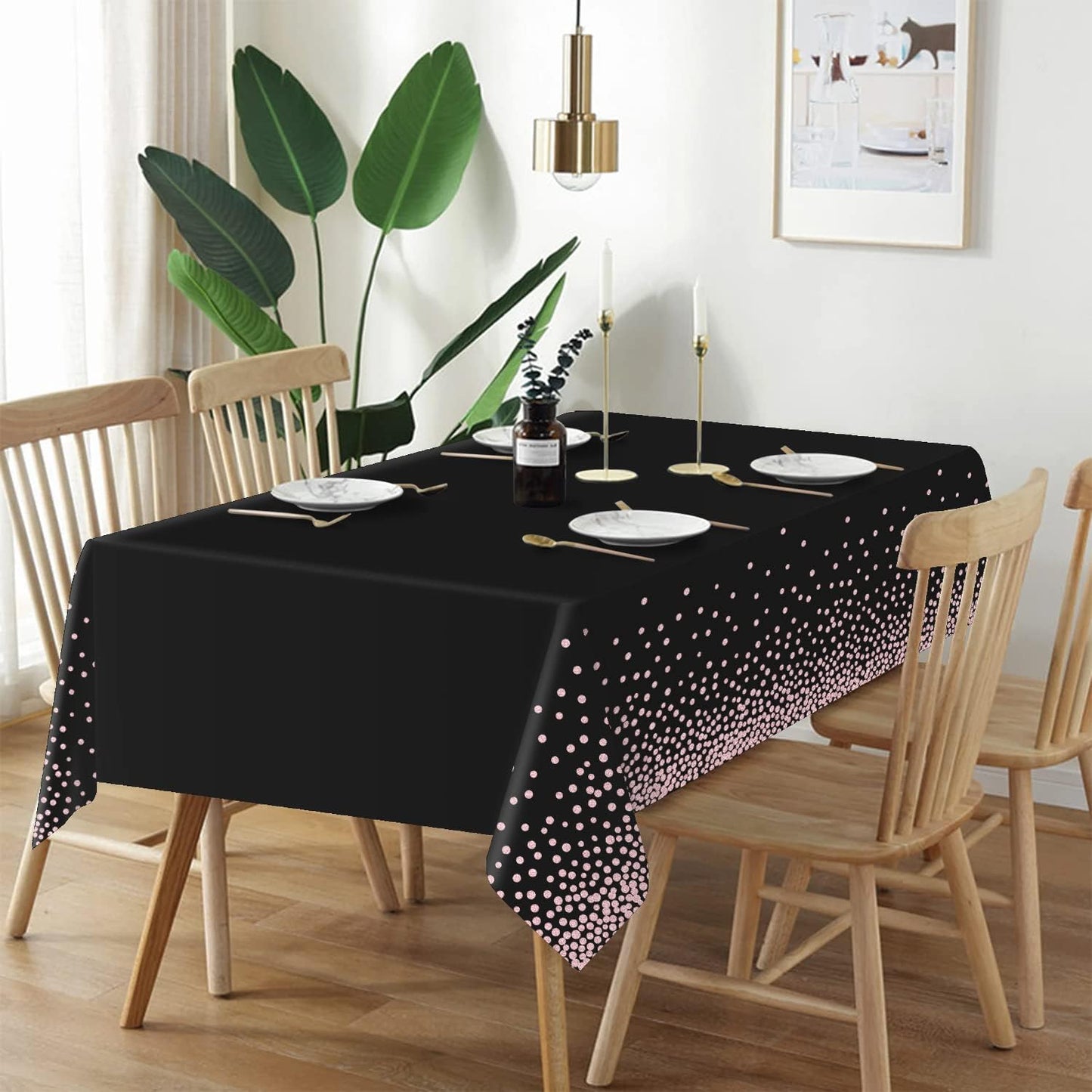 Bulk Waterproof Disposable Checkered Tablecloth 54 × 108 Inches Ideal for Outdoor Picnics Birthday Parties and Banquet Decoration Wholesale