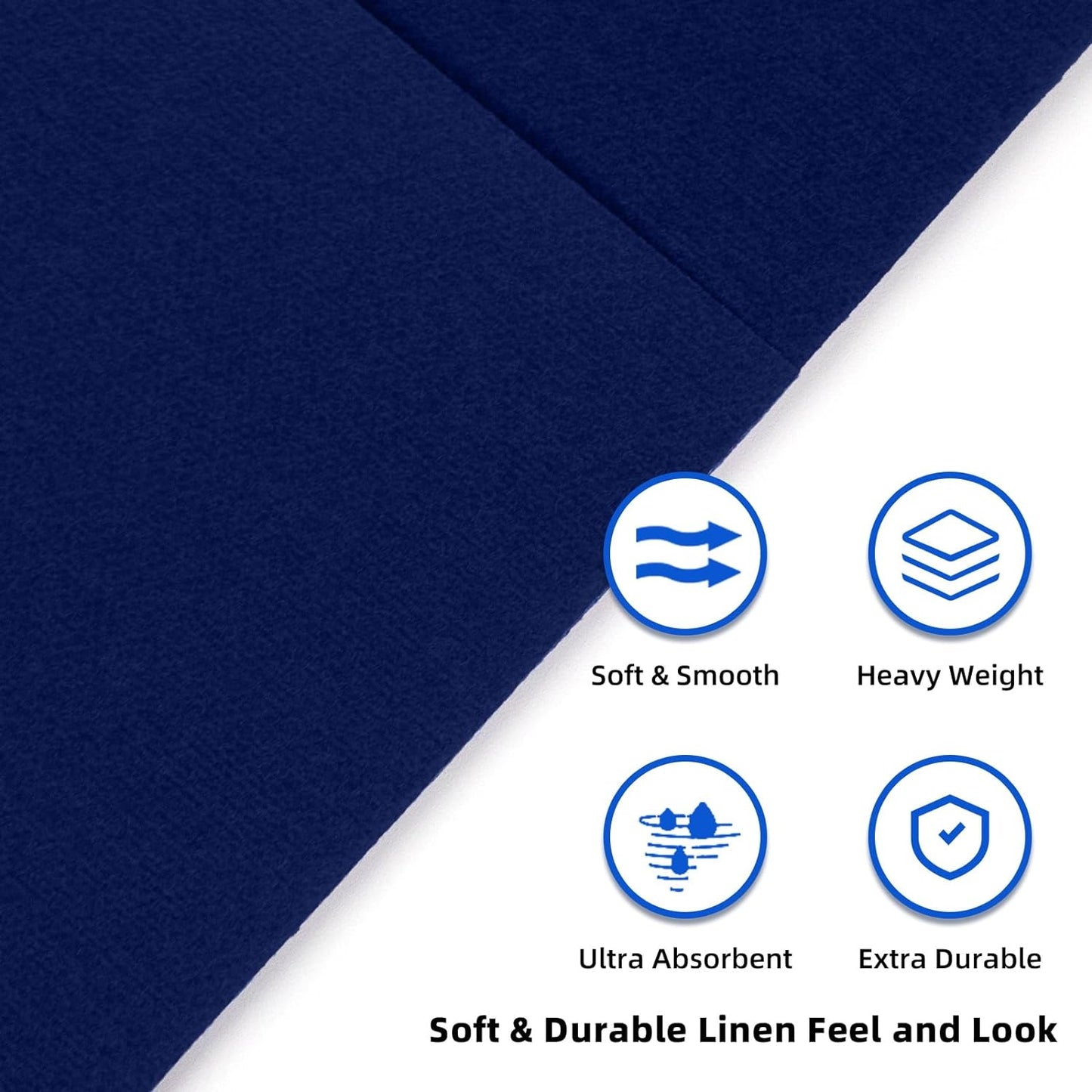 Bulk 100 Pcs 16.5" x 16.5" Premium Dinner Napkins with Flatware Pocket Soft Absorbent Cloth for Kitchen Parties Weddings Events Wholesale