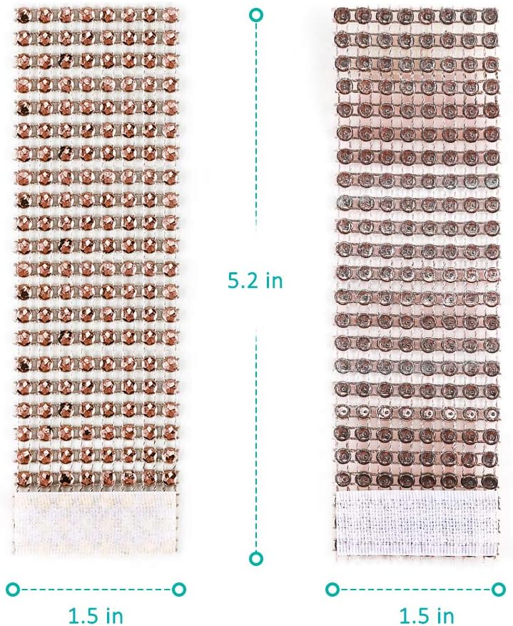 Bulk 50 Pcs Water Diamond Napkin Rings: Sparkling Decor for Table Settings Weddings Dinners Holiday Parties and Family Gatherings Wholesale