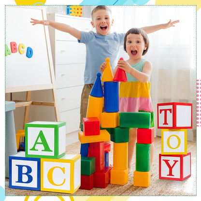 Bulk ABC Alphabet 123 Balloon Box 30x30 Inch School Party Decorations Graduation Birthday and Baby Shower Decor Wholesale