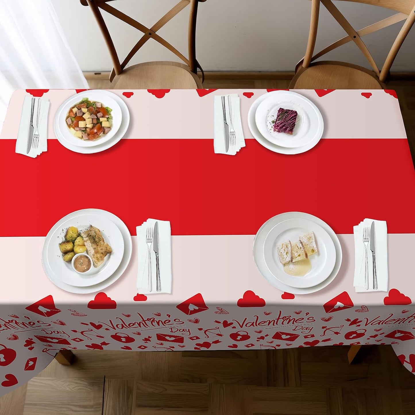 Bulk Vibrant Rainbow Disposable Tablecloth 54x108 Inches Ideal for Birthday Parties Buffets Disco and Mermaid Themed Decor Wholesale