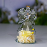 Bulk Praying Angel Rose Figurine with Preserved Flower Gift for Women Mom Grandma Valentine's Day Mother's Day Birthday Wholesale