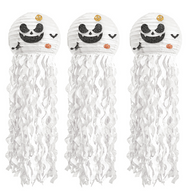 Bulk 2pcs Halloween Pumpkin Jellyfish Paper Lanterns Haunted House Hanging Decorations DIY Lantern Props Wholesale