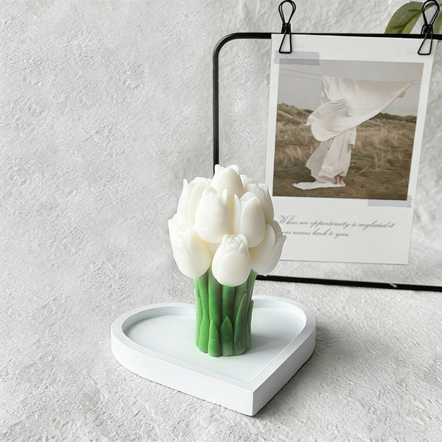 Tulip Bouquet Scented Candle (3 Sizes) - Ins Vibe Valentine's Day Gift Flower Candle Cup