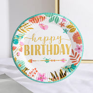 Bulk 60 Pcs Disposable Large Paper Plates for Birthday Parties Picnics Cakes and Desserts for Party Table Settings and Decorations Wholesale