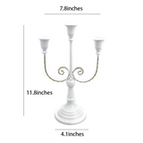 Bulk Iron Candle Holder Elegant Candle Stand for Weddings and Valentine's Day Table Decor Wholesale