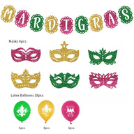 Bulk 2 Pcs Mardi Gras Party Decorations Set Wholesale
