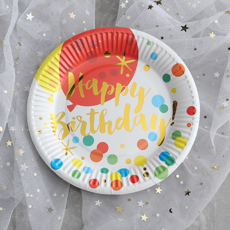 Bulk 60 Pcs Disposable Large Paper Plates for Birthday Parties Picnics Cakes and Desserts for Party Table Settings and Decorations Wholesale