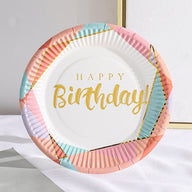 Bulk 60 Pcs Disposable Large Paper Plates for Birthday Parties Picnics Cakes and Desserts for Party Table Settings and Decorations Wholesale