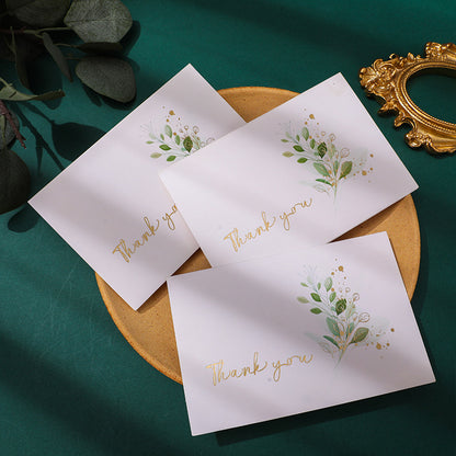 Bulk 6 Pcs Foil Stamped Thank You Cards with Envelopes 3.94x5.91 Inches Wedding Baby Shower Bridal Shower Gratitude Cards Wholesale