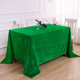 Bulk 2Pcs Crushed Velvet Rectangular Tablecloth Luxurious Wedding and Dining Table Decoration Wholesale