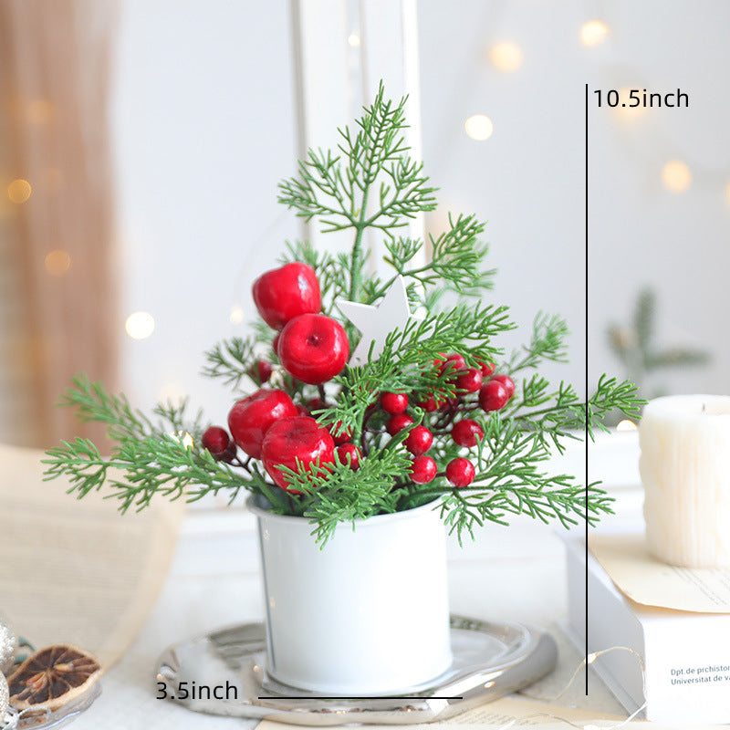 Christmas Tabletop Berry Ornament 12 Inch Artificial Holiday Decoration