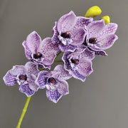 26.7 Inch Artificial Cymbidium Stems Bulk Real Touch Silk Flowers