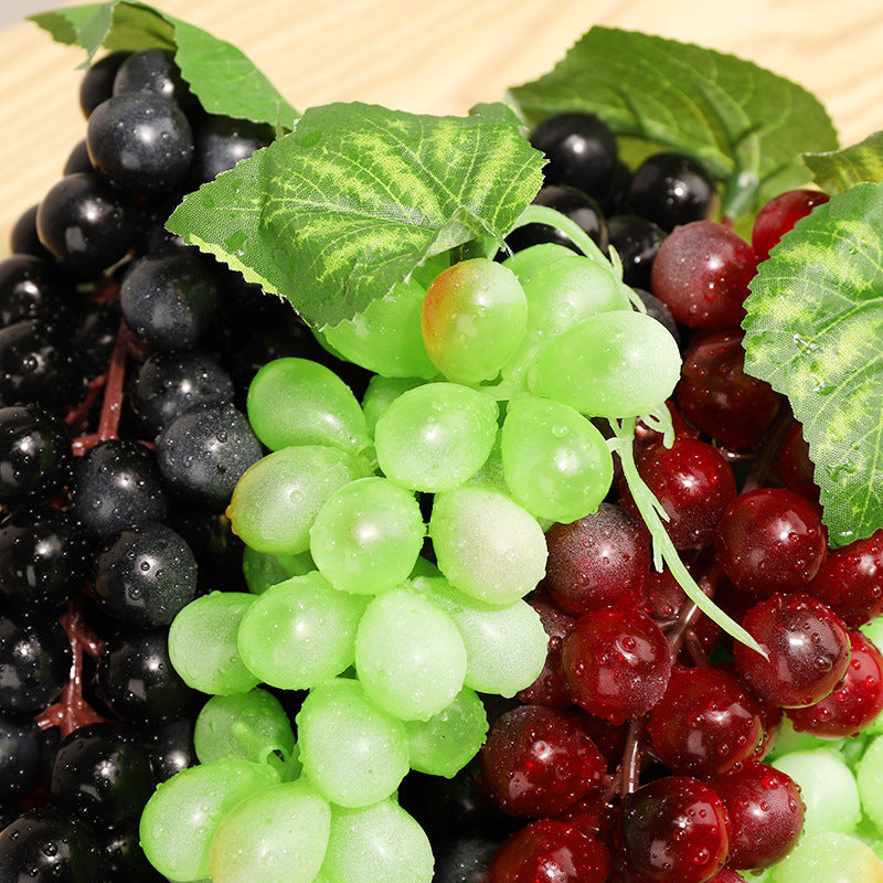 Artificial Grapes Cluster 10 Pcs Bulk Decorative Silk Grape Bundles for Wedding Party Home Decor