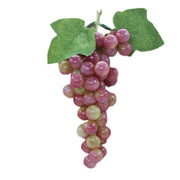 Artificial Grapes Cluster 10 Pcs Bulk Decorative Silk Grape Bundles for Wedding Party Home Decor