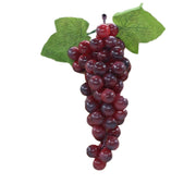 Artificial Grapes Cluster 10 Pcs Bulk Decorative Silk Grape Bundles for Wedding Party Home Decor