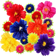 Bulk 24 Pcs Vibrant Wall Backdrop Decoration 20 Inch Paper Flowers Stunning Décor for Weddings  Birthdays Wholesale