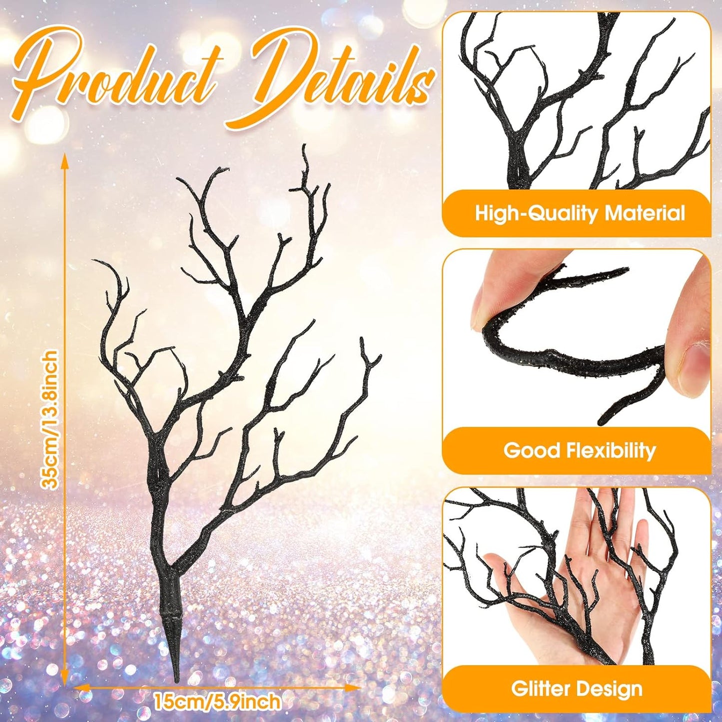 Bulk 10 Pcs Artificial Antler Shaped Manzanita Branches for Wedding Table Decor and Parties Wholesale