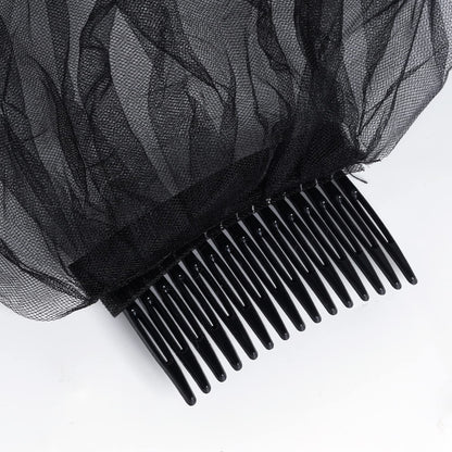 Bulk Black Veil Wedding Lace Veil Bridal Wedding Veils Halloween Veil for Women Brides Wedding Bridal Shower Wholesale