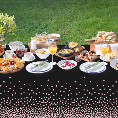 Bulk Waterproof Disposable Checkered Tablecloth 54 × 108 Inches Ideal for Outdoor Picnics Birthday Parties and Banquet Decoration Wholesale